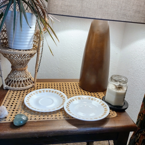 Vintage Corelle Butterfly Gold Saucers - Picture 9 of 9